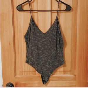 Black and white bodysuit